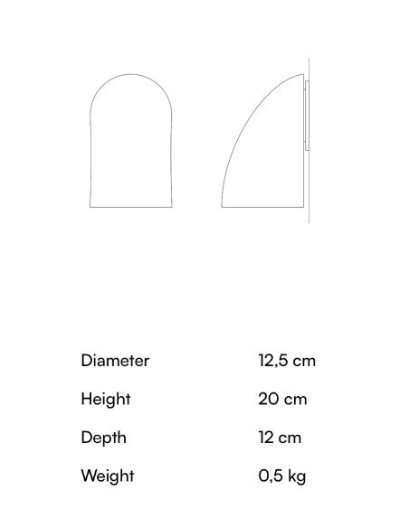 Aplique de pared Gomito - Martinelli Luce