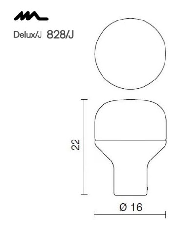 Lámpara de mesa Delux - Martinelli Luce