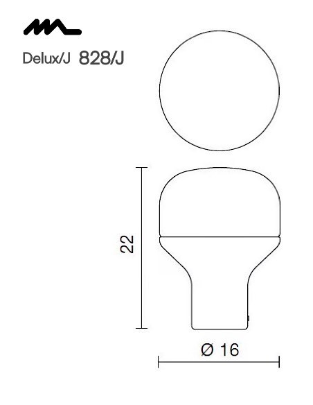 Lámpara de mesa Delux - Martinelli Luce