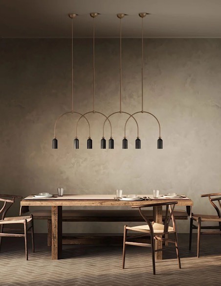 Lámpara colgante 2 luces MADAME 288.03 - IL FANALE 2