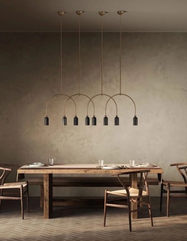 Lámpara colgante 2 luces MADAME 288.03 - IL FANALE