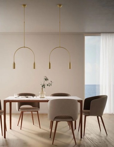 Lámpara colgante 2 luces MADAME 288.03 - IL FANALE