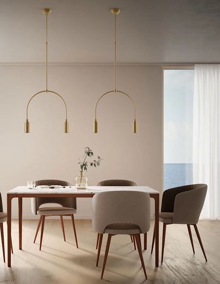 Lámpara colgante 2 luces MADAME 288.03 - IL FANALE